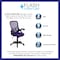 Flash Furniture Office Chair, Mesh, Purple HL-0016-1-BK-PUR-GG - alternate 2